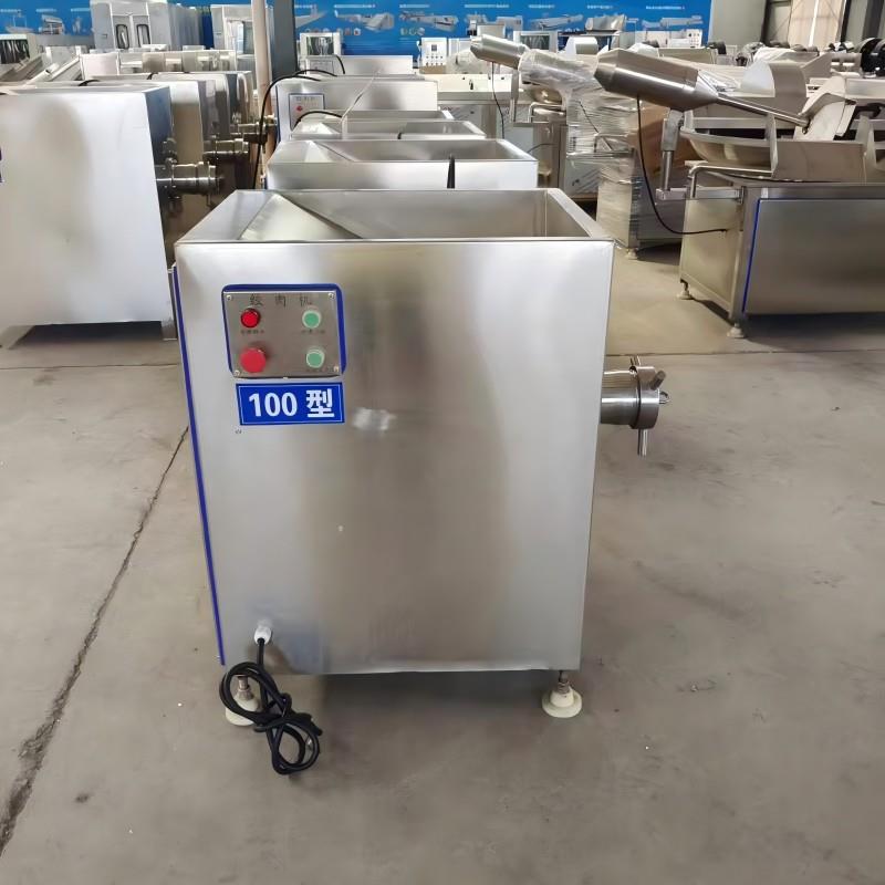 冻品绞肉机加鸭肉绞碎设备冷冻脂肪油绞切机全自动商用冻肉绞肉机 - 图2