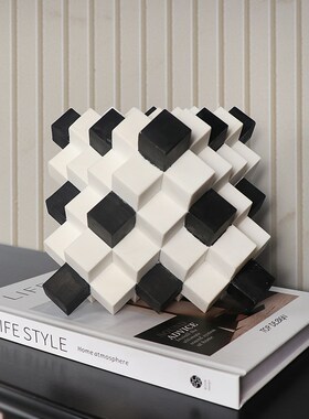 简约现代轻奢艺术家居装饰饰品摆件样板间售楼处书房客厅玄关摆设