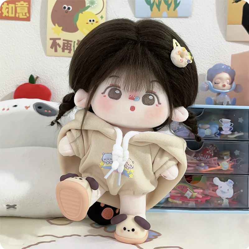 20cm棉花娃娃娃衣少女玩偶女娃用衣服毛绒公仔套装小裙子爬爬服,淘宝优惠券,粉丝福利购,淘宝优惠卷