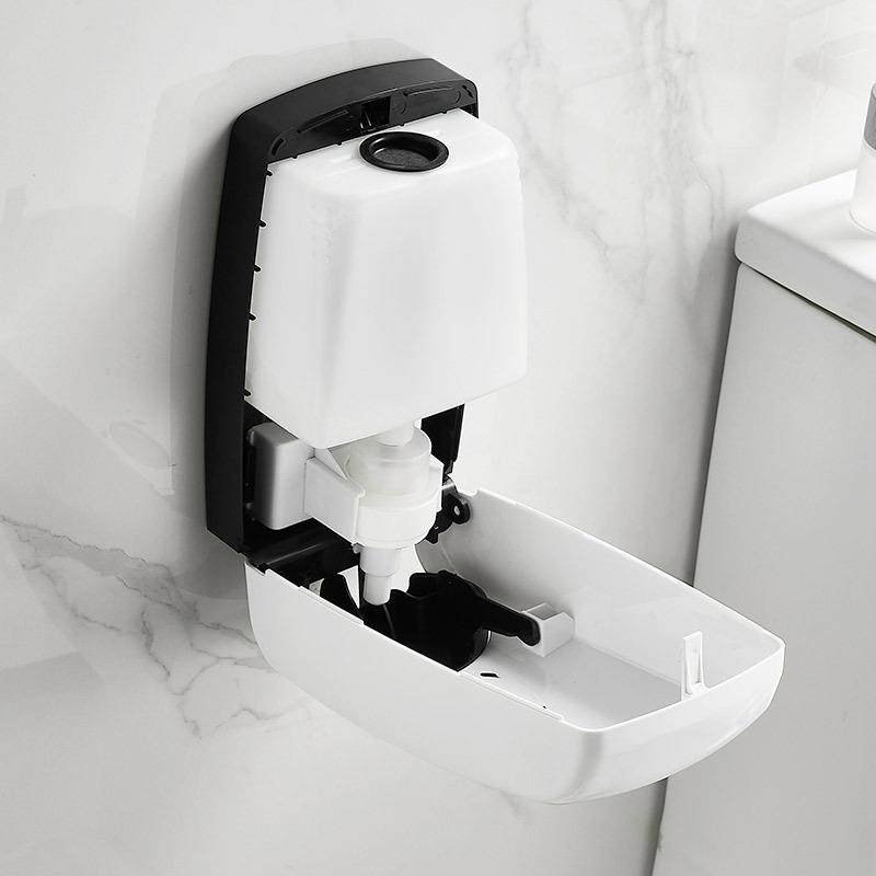 酒店卫生间按压式泡沫皂液器壁挂免打孔家用厨房厕所洗手液消毒机,淘宝优惠券,粉丝福利购,淘宝优惠卷