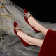 Daphne women's stiletto non-fatiguing high-heeled wedding shoes