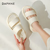 Daphne single shoes women's thick-soled white shoes women's 2026 new sandals spring and summer heightening casual Mary Jane women's shoes