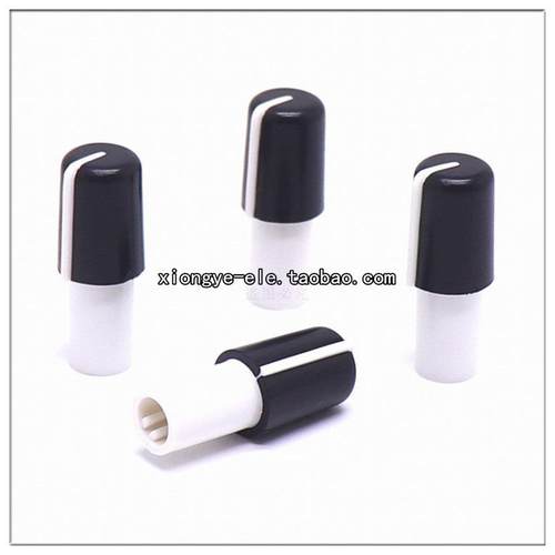 11X28.5MM半轴旋钮塑料双色旋钮 电位器编码开关帽 D型半轴旋钮 - 图2