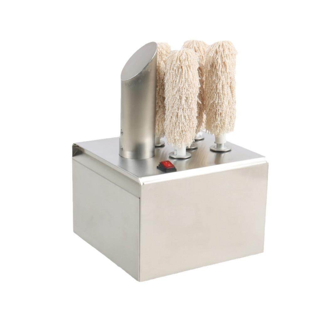 商用电动五头擦杯机高效率宴会用清洁抛光杯子清洁机器电动擦杯机,淘宝优惠券,粉丝福利购,淘宝优惠卷