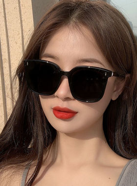 墨镜女防紫外线太阳眼镜新款时尚潮夏2025韩版网红大脸显瘦高级感