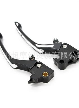 适用哈雷XL883XL1200X4872改装RSD刹车离合拉杆牛角2004-13年