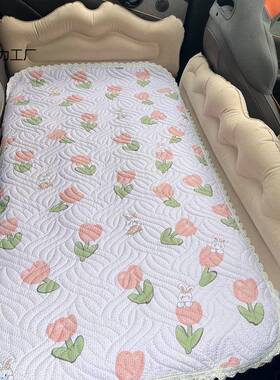 汽车后排睡垫通用儿童后排睡觉神器露营旅行折叠夹棉车载垫铺盖毯