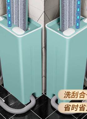 家用一拖净免手洗平板拖把干湿两用懒人旋转洗衣机通用吸水拖把