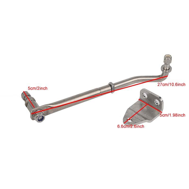 265-315mm可调节不锈钢转向连杆换档杆转向杆15HP至200HP舷外机 - 图0