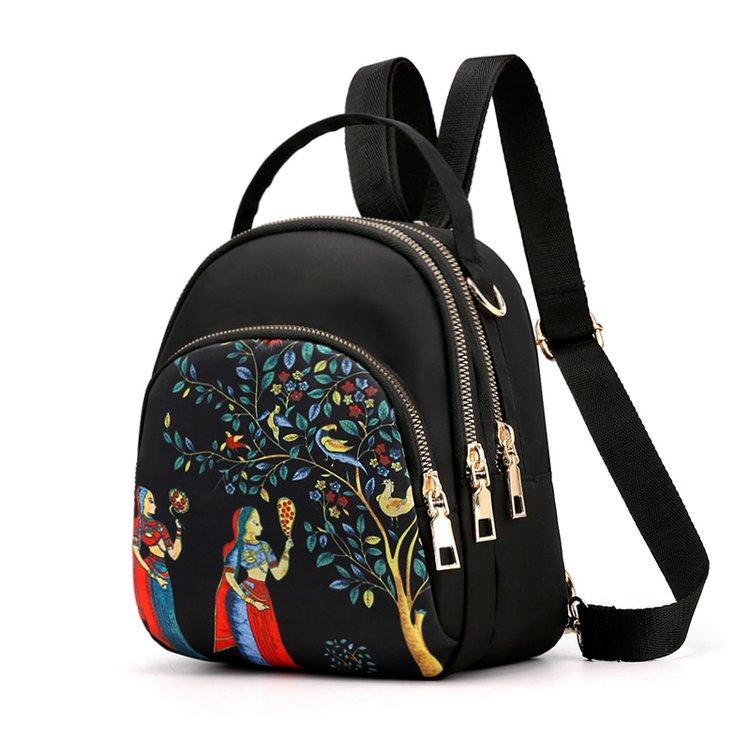 休闲女背包三用迷你潮尼龙小双肩包女胸包牛津帆布单肩斜挎女包包,淘宝优惠券,粉丝福利购,淘宝优惠卷