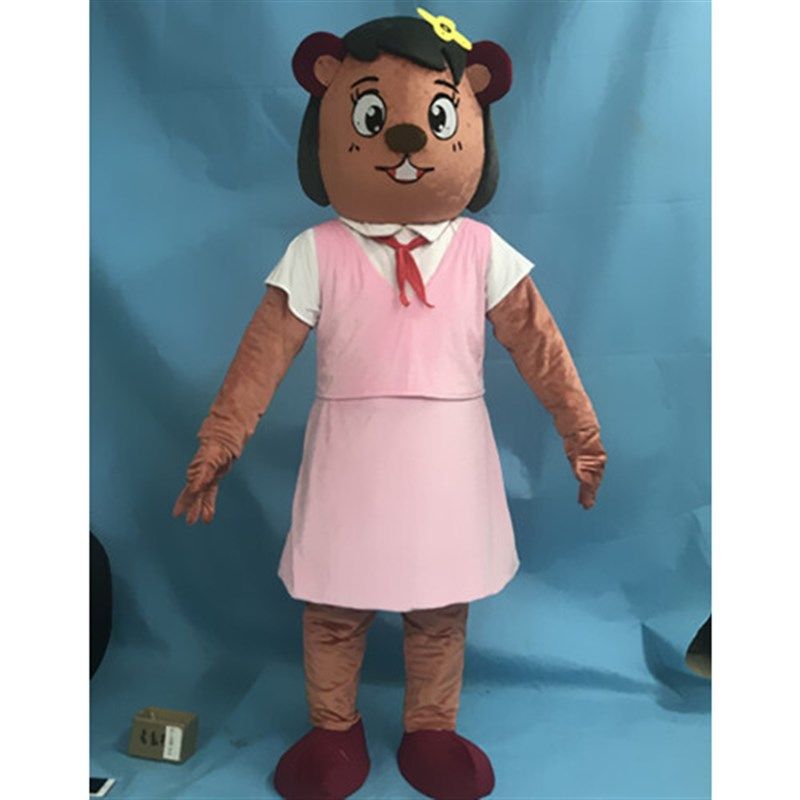 动漫毛绒行走舞台表演河狸妈妈主妇道具卡通人偶衣服装巡演服定制,淘宝优惠券,粉丝福利购,淘宝优惠卷