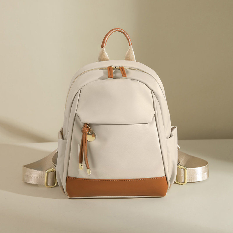 双肩包女2023新款牛津布时尚百搭防水气质女士小背包休闲通勤轻便,淘宝优惠券,粉丝福利购,淘宝优惠卷