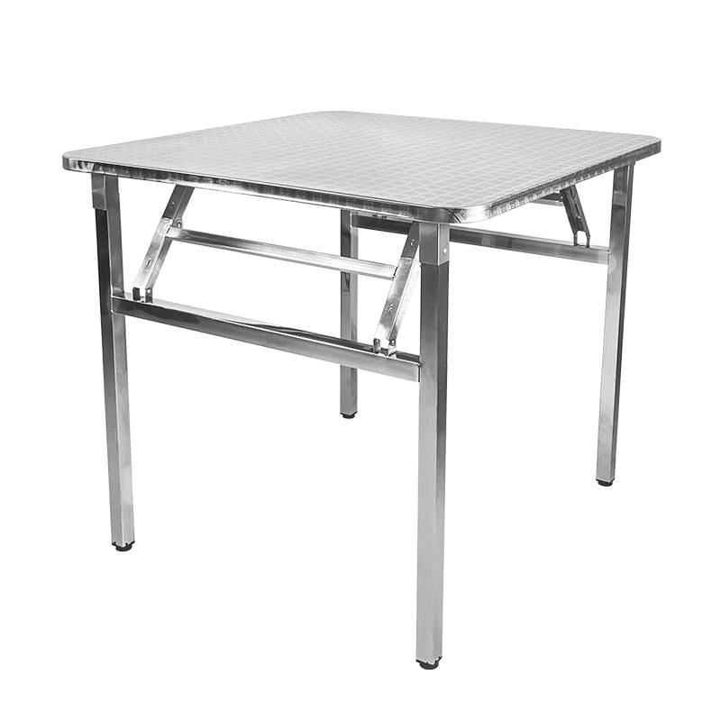 不锈钢方桌折叠餐桌304家用饭桌夜市烧烤地摊饭店大排档桌椅食堂,淘宝优惠券,粉丝福利购,淘宝优惠卷