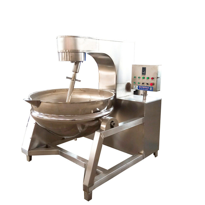 全自动电加热搅拌海鲜酱料炒锅 工业炒蒜蓉酱机器 豆豉酱炒制设备,淘宝优惠券,粉丝福利购,淘宝优惠卷