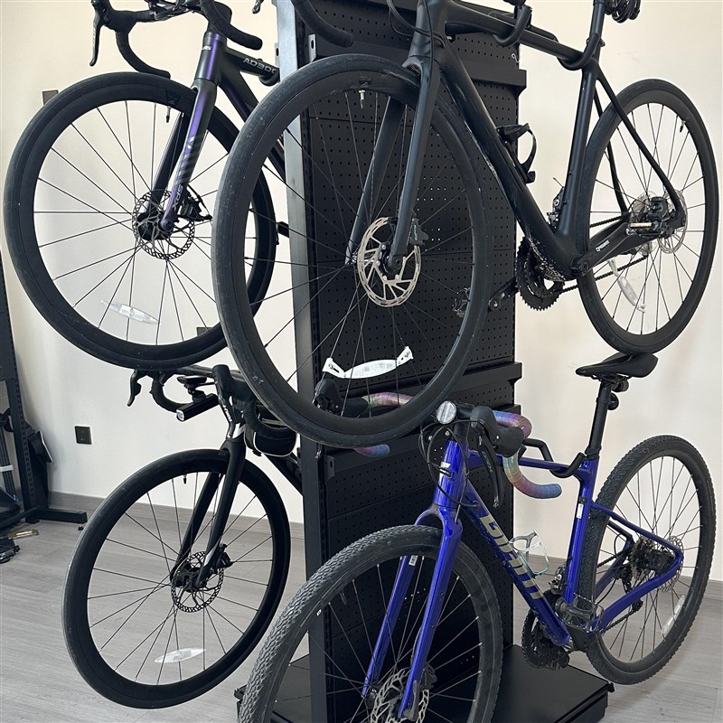 Hole board bicycle display rack indoor display rack bicycle store shelf bicycle storage rack parking rack