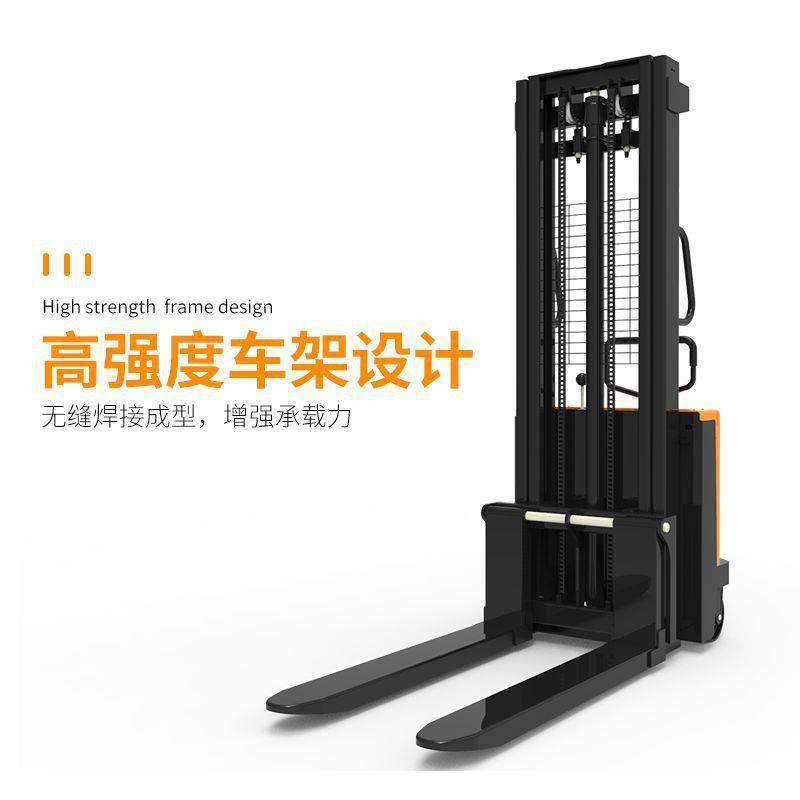 脉辉1.5吨堆高车液压升降叉车堆垛车升高装卸搬运车 - 图1