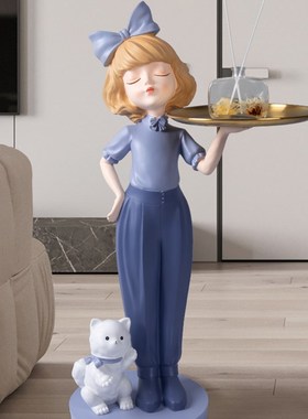 落蝶结女品大型蝴地摆件客厅房间装饰孩简约风样板间店铺摆设