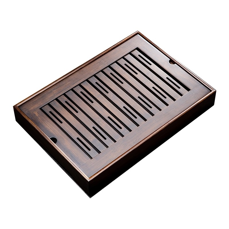 小型茶盘家用沥水托盘茶具茶台一人用简易竹制圆形蓄水茶海干泡,淘宝优惠券,粉丝福利购,淘宝优惠卷