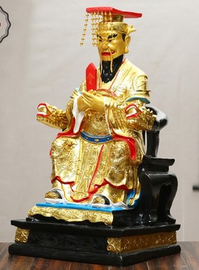 直销厂家直销树脂四海龙王鎏金彩绘东海龙王寺庙龙王爷88cm镇宅佛