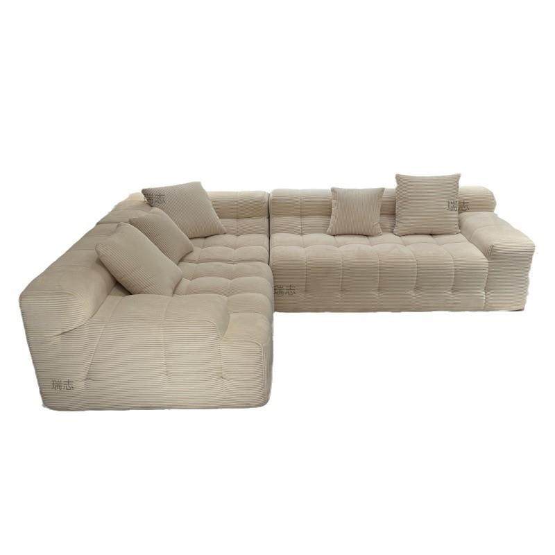 真空压缩泡芙沙发定型棉奶油风灯芯绒运输便捷格子布艺沙发,淘宝优惠券,粉丝福利购,淘宝优惠卷