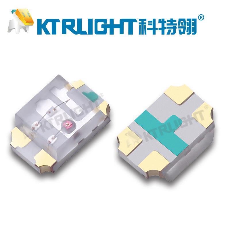 0805红蓝双色单体LED灯珠2012红蓝双色贴片式LED0805双色LED - 图0