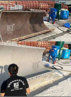 桥梁地铁钢模板翻新除锈喷砂设备钢结构预置构件清理水泥旧漆