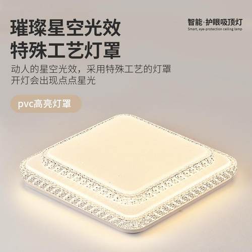 主卧室灯2024年新款主卧灯具现代简约网红爆款房间主灯led吸顶灯 - 图0