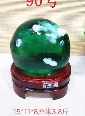 超值巴西绿色石乌拉圭奇石原石观赏石公室家居装饰摆件