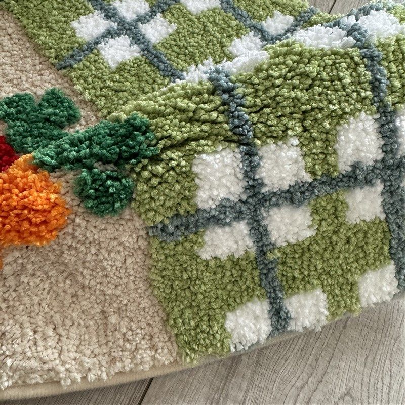 ns风可爱花朵半圆地垫入户门家用进门门口防滑地毯可机洗,淘宝优惠券,粉丝福利购,淘宝优惠卷