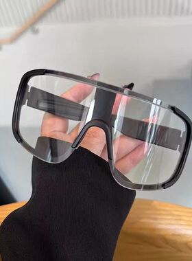 骑行专用墨镜男女护目镜一体片大框太阳眼镜防紫外线防风休闲滑雪