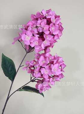 仿真2头宝塔绣球花 婚庆插花装饰绿色绣球假花婚礼花排家居摆放