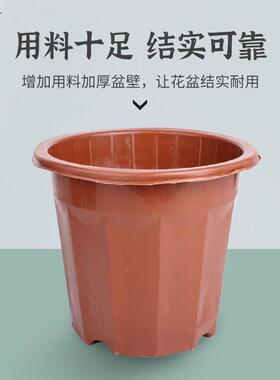 塑料胶花盆加厚耐用一次性种花育苗盆特大号小号植花盆直销