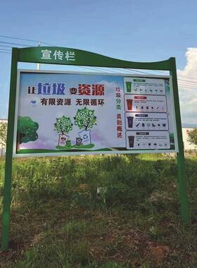 宣传栏宣传牌户外不锈钢宣传栏社区街道公告栏校园文化挂墙公示栏