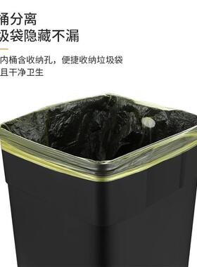 脚踏式不锈钢翻盖垃圾桶20L室内办公室大码30L有盖家用厨房大号