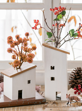 阿楹 仿真绿植z书架摆件办公桌面创意小摆设森系装饰