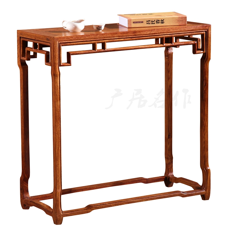 红木家具条案实木花几玄关中式刺猬紫檀花架供桌酸枝 - 图3