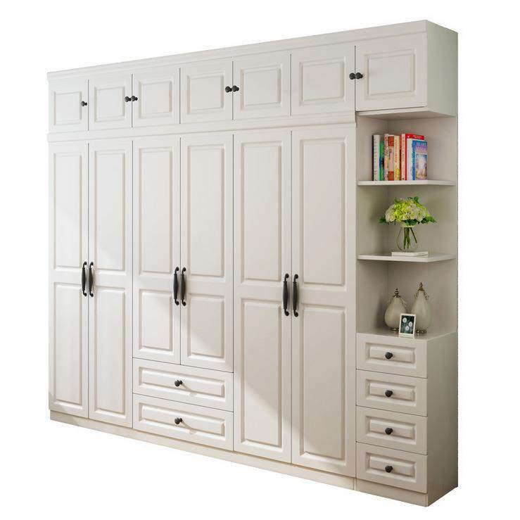 衣柜简约现代经济型组装卧室欧式实木质板式柜子四门五门六门衣橱,淘宝优惠券,粉丝福利购,淘宝优惠卷