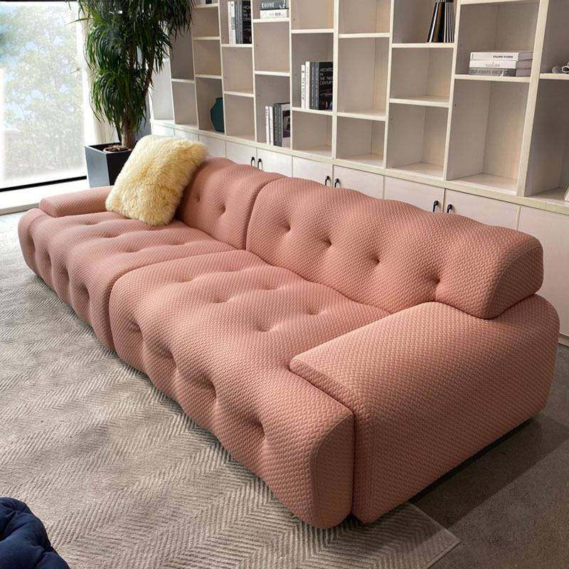 意式极简罗奇堡沙发轻奢设计师网红拉扣沙发小户型三人位布艺沙发,淘宝优惠券,粉丝福利购,淘宝优惠卷