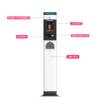 8-inch face recognition body temperature security inspection access control and attendance machine non-contact automatic disinfection non-contact temperature measurement