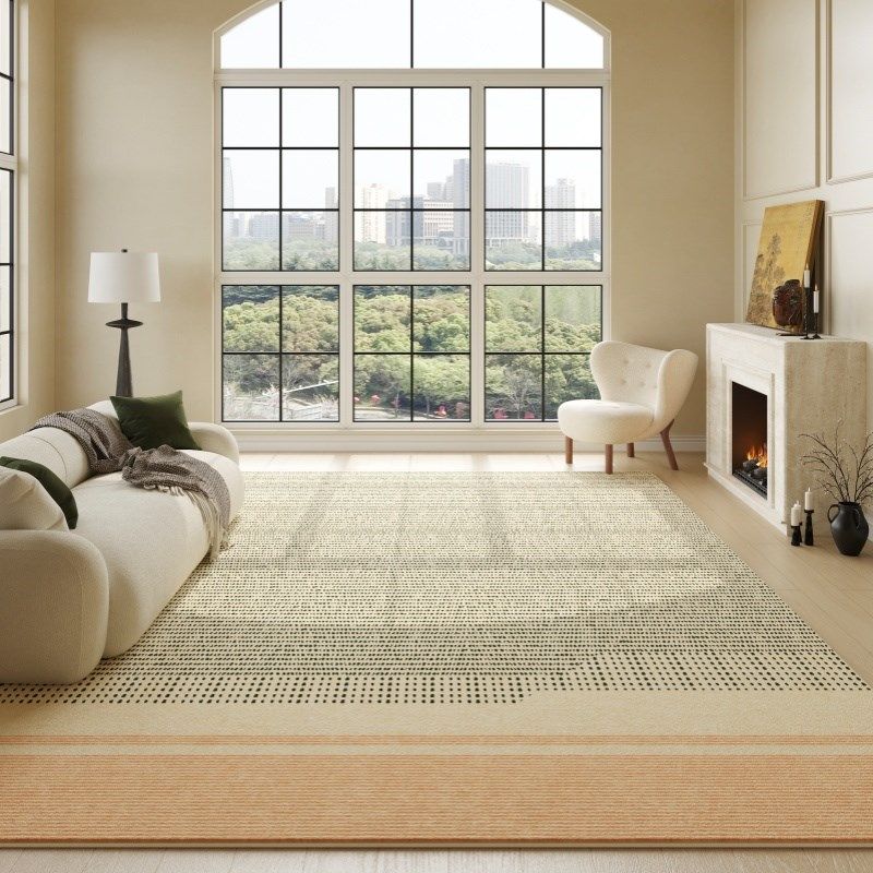 客厅地毯高级轻奢奶油风防水免洗可擦沙发茶几毯大面积全铺地垫,淘宝优惠券,粉丝福利购,淘宝优惠卷