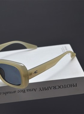 韩版气质椭圆形小框显瘦太阳眼镜男女潮街拍防晒嘻哈蹦迪猫眼墨镜