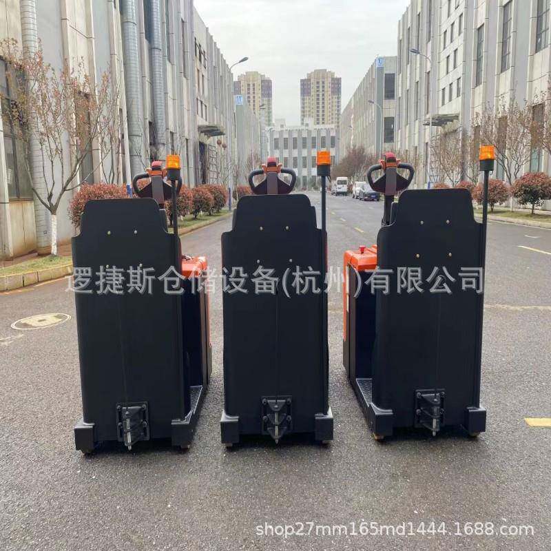 全电动站驾式牵引车3吨电子转向拖车拖头机场仓库搬运车 - 图0