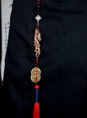 古风饰品汉服战国袍禁步腰链龙年长流苏压襟腰佩挂件马面裙配饰