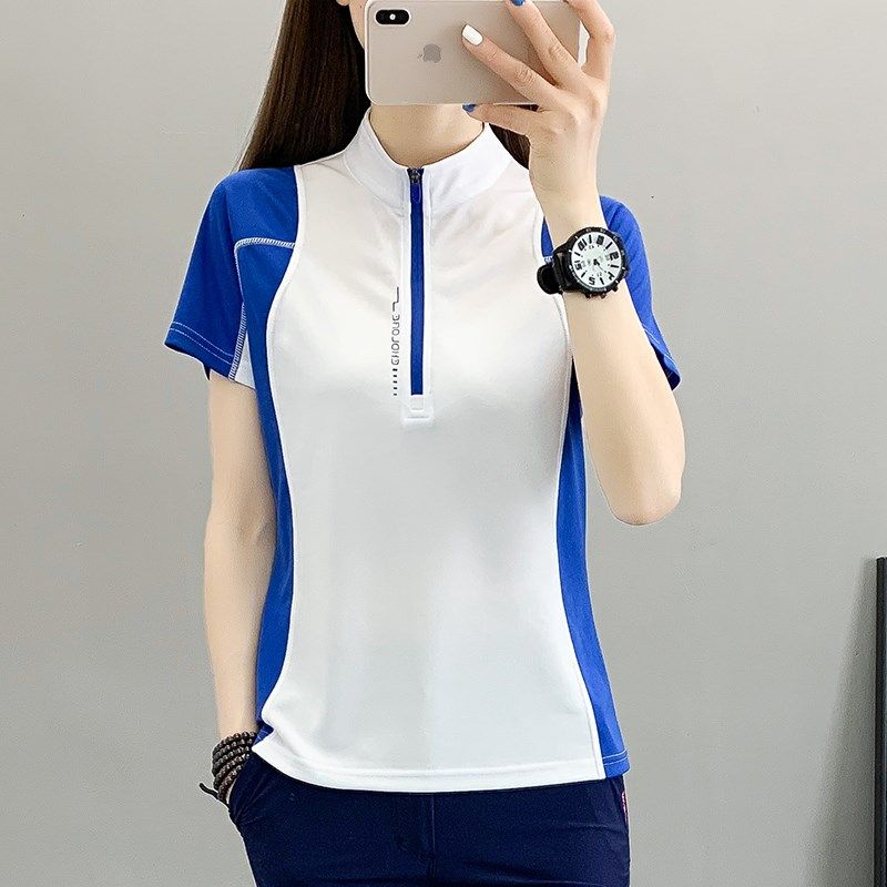 速干衣女短袖t恤夏季薄款弹力透气圆领户外跑步快干衣半袖上衣女,淘宝优惠券,粉丝福利购,淘宝优惠卷