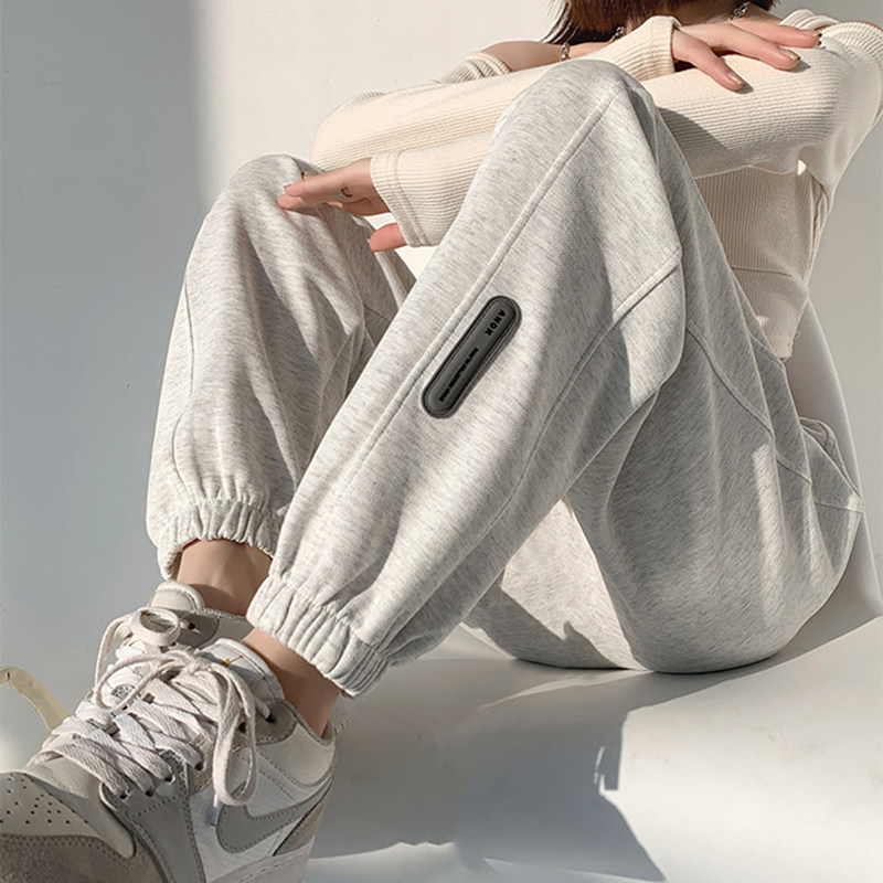 超大尺码孕妇运动裤秋冬加绒加厚外穿300宽松显瘦束口裤哈伦裤200,淘宝优惠券,粉丝福利购,淘宝优惠卷