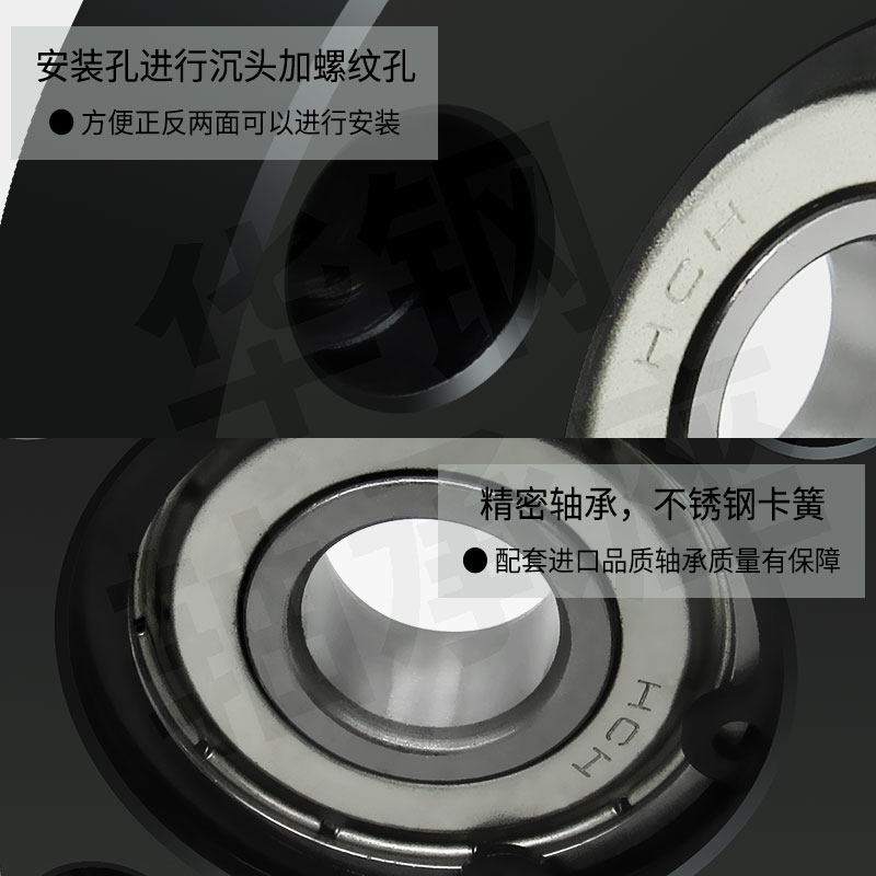 SFC带扣环嵌入型圆法兰带座单轴承座组件固定座BGRRB BFJ0110 - 图1