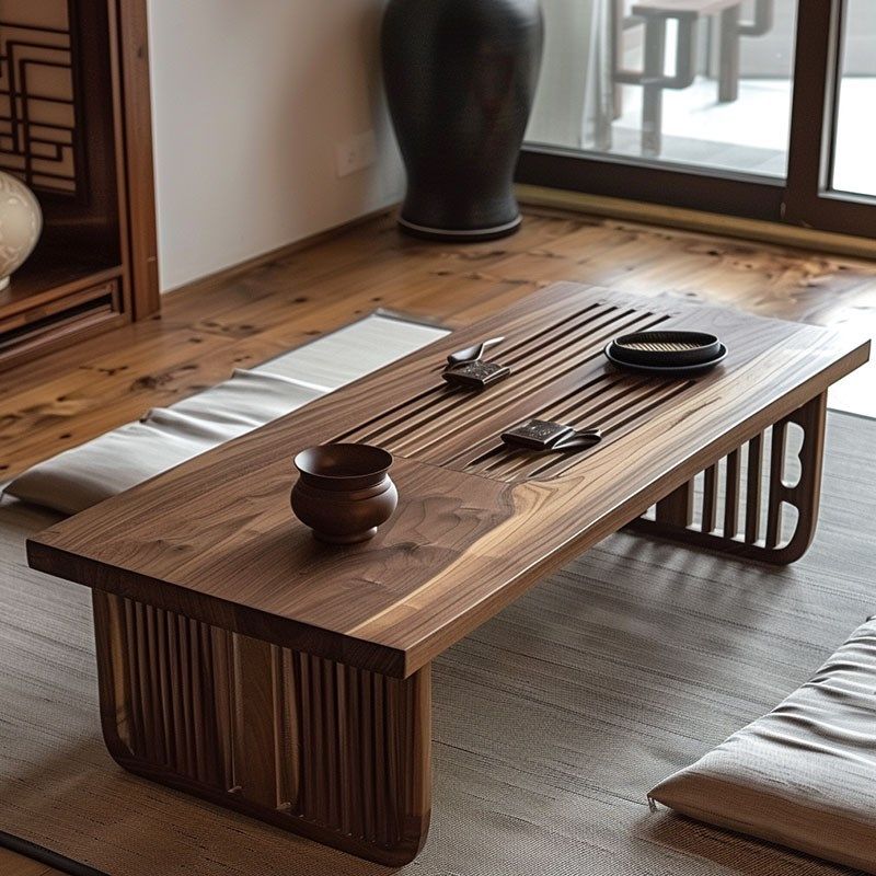 新中式禅意白蜡木茶桌现代休闲实木泡茶桌椅组合茶室茶楼客厅茶台,淘宝优惠券,粉丝福利购,淘宝优惠卷