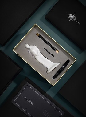 黑神话悟空金箍棒周边送礼陶瓷雕塑摆件德化白瓷办公室客厅伴手礼