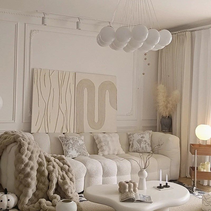 客厅靠墙装饰画手绘抽象小众黑白挂画奶油风丙烯立体软饰画,淘宝优惠券,粉丝福利购,淘宝优惠卷