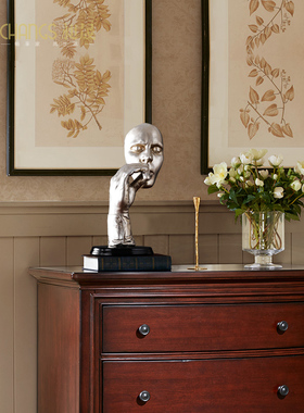 个性桌面吸烟者摆件创意酒吧生日礼物KTV吧台配饰夜店装饰工艺品